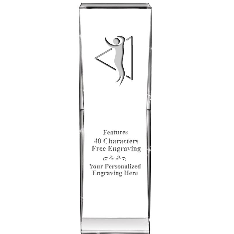8" IMPACT CRYSTAL AWARD