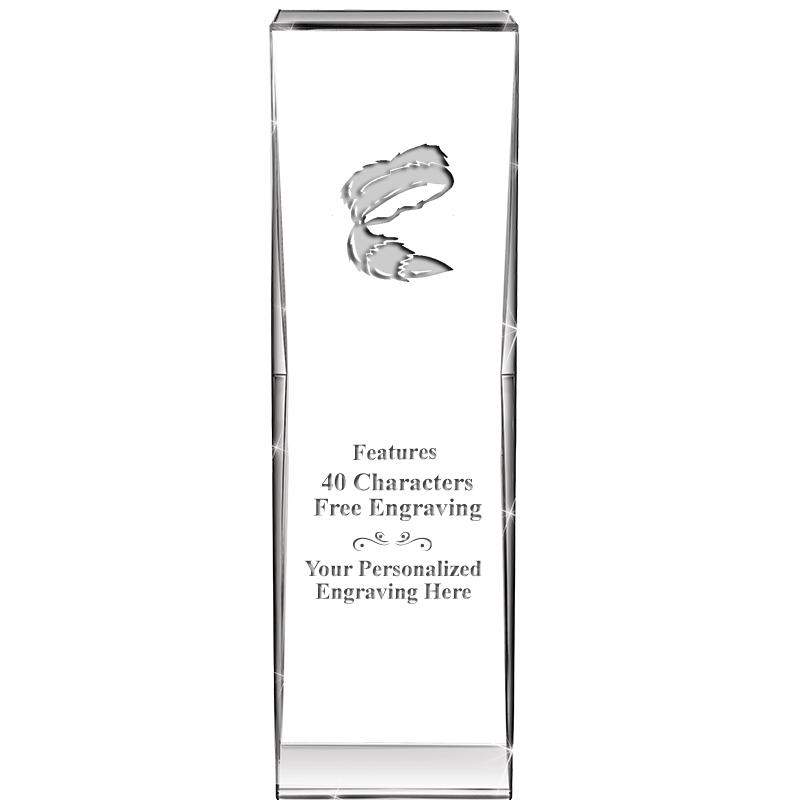 8" IMPACT CRYSTAL AWARD