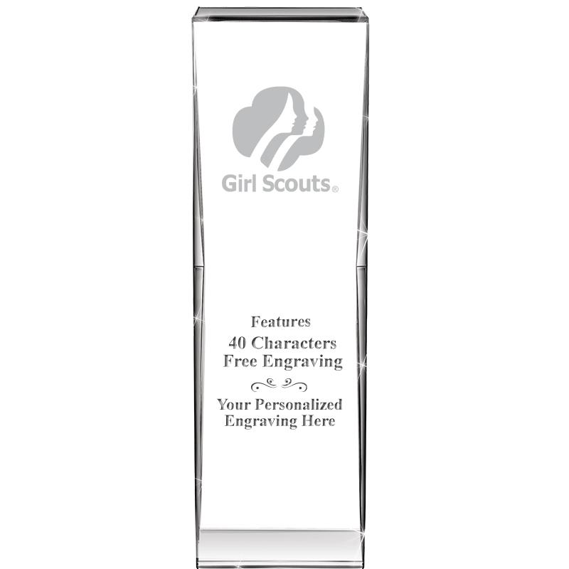 8" IMPACT CRYSTAL AWARD