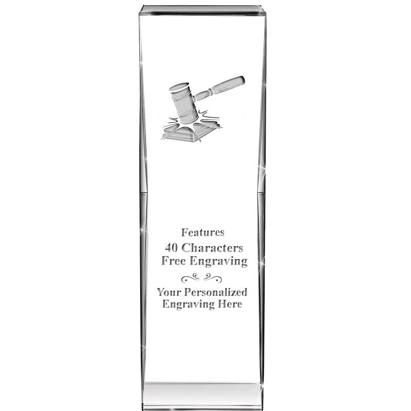8" IMPACT CRYSTAL AWARD