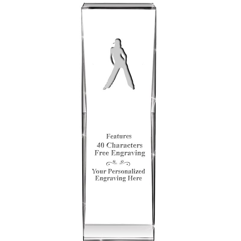 8" IMPACT CRYSTAL AWARD
