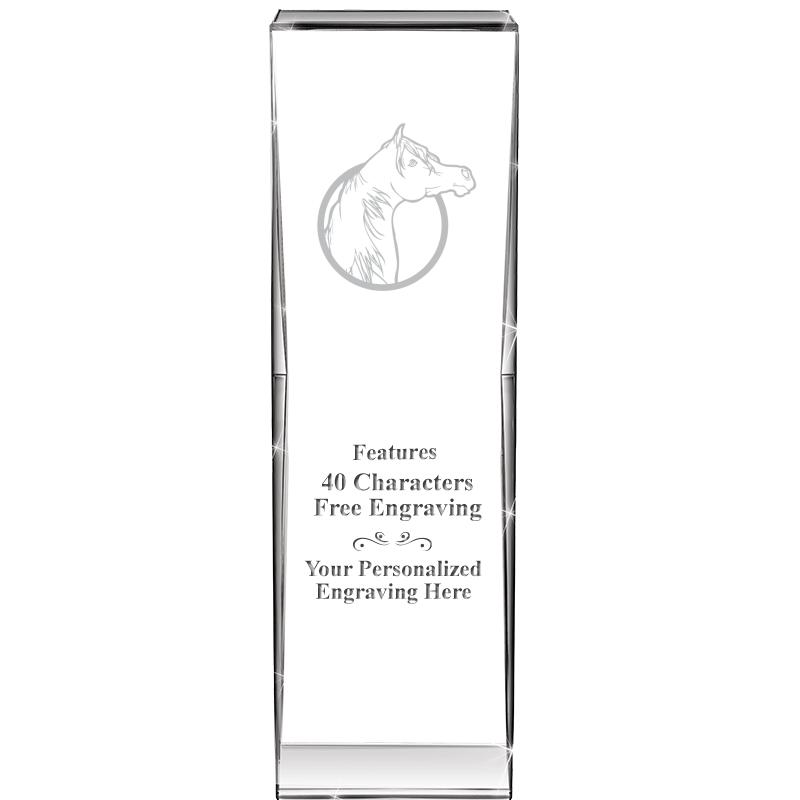 8" IMPACT CRYSTAL AWARD