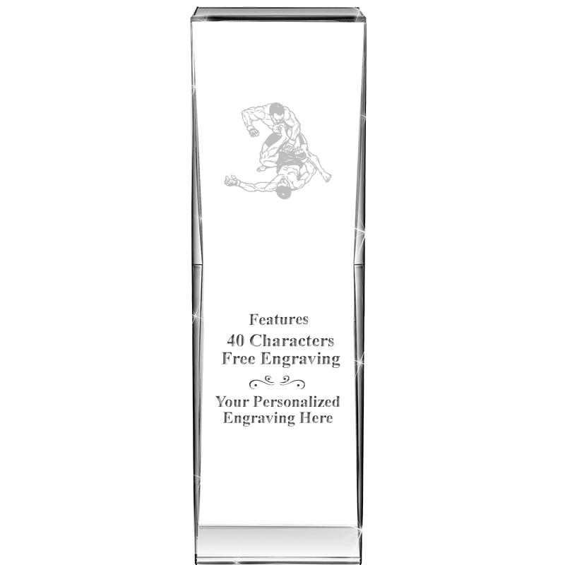 8" IMPACT CRYSTAL AWARD