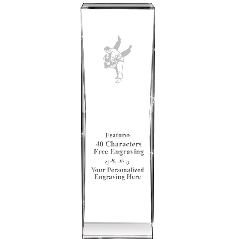 8" IMPACT CRYSTAL AWARD