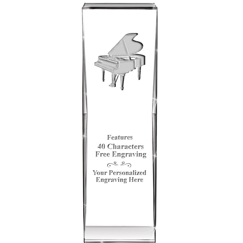 8" IMPACT CRYSTAL AWARD