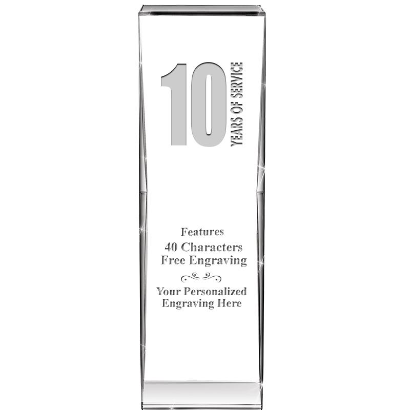 8" IMPACT CRYSTAL AWARD