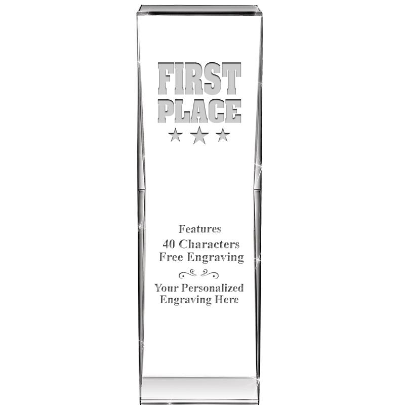 8" IMPACT CRYSTAL AWARD