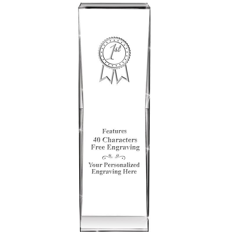 8" IMPACT CRYSTAL AWARD