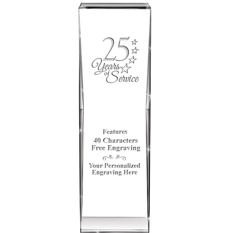 8" IMPACT CRYSTAL AWARD