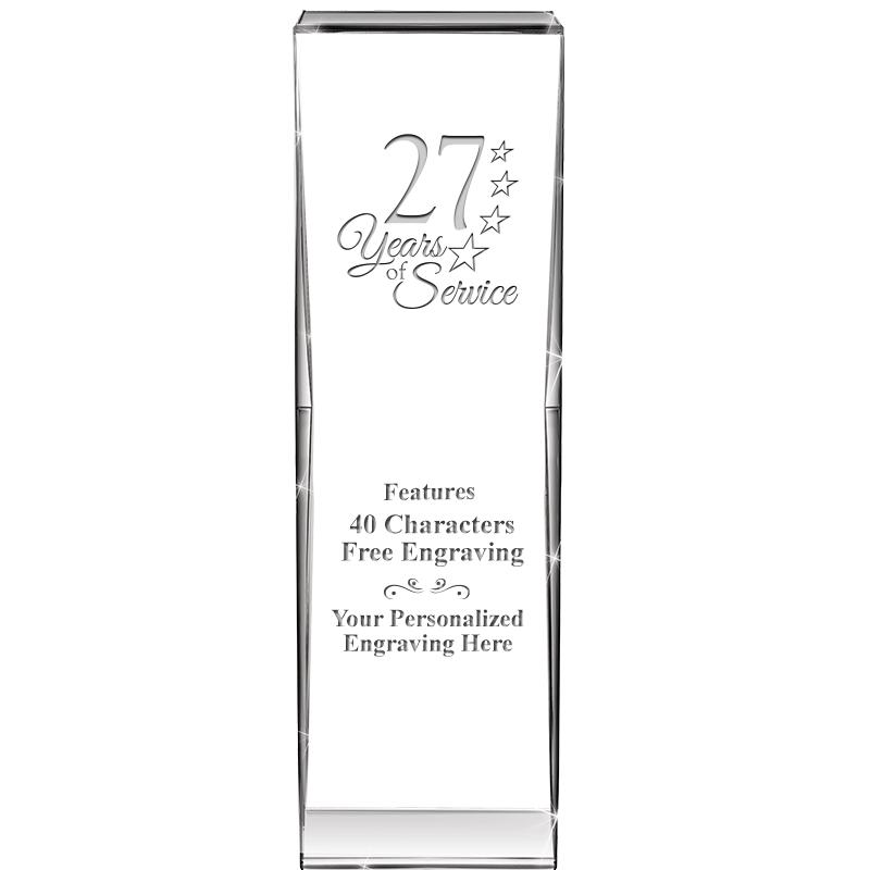 8" IMPACT CRYSTAL AWARD