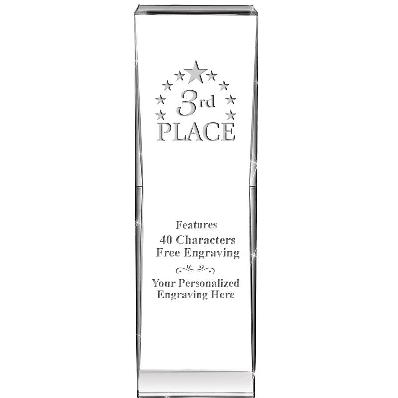8" IMPACT CRYSTAL AWARD