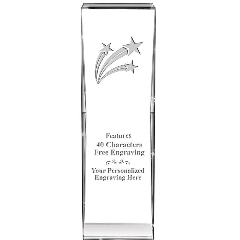 8" IMPACT CRYSTAL AWARD