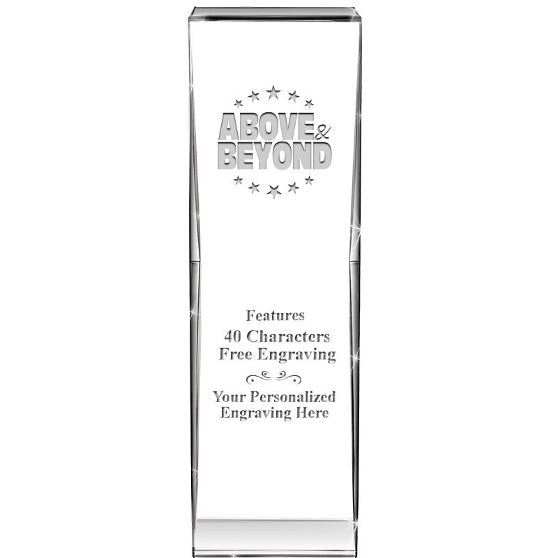 8" IMPACT CRYSTAL AWARD
