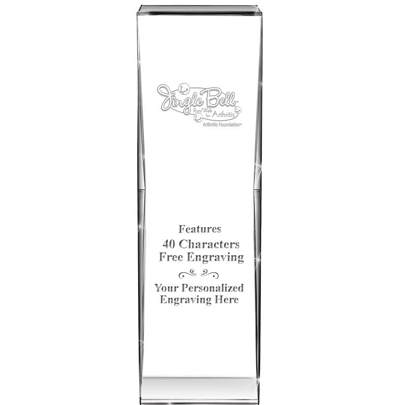 8" IMPACT CRYSTAL AWARD