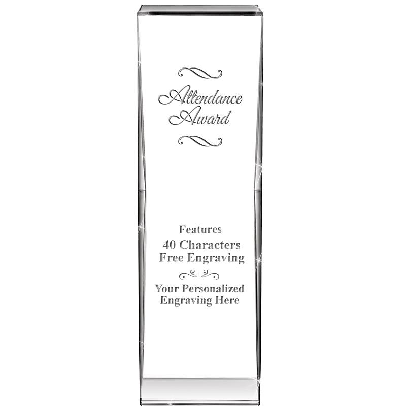 8" IMPACT CRYSTAL AWARD