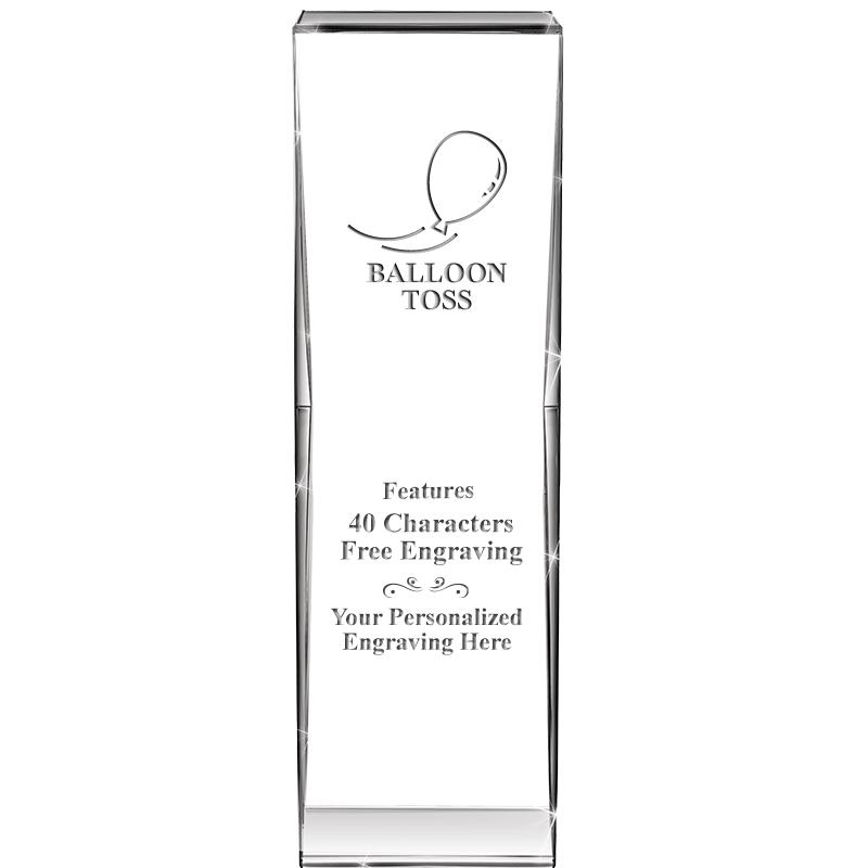 8" IMPACT CRYSTAL AWARD