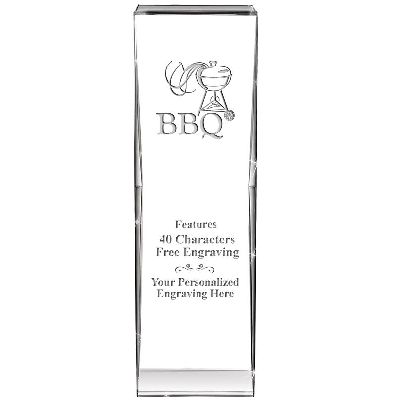 8" IMPACT CRYSTAL AWARD