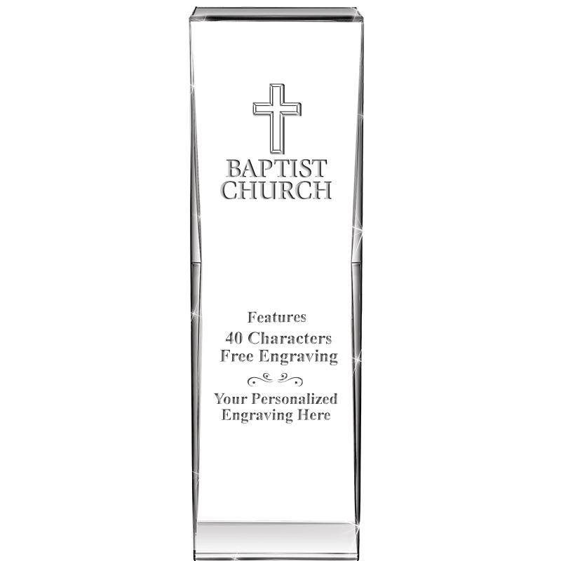 8" IMPACT CRYSTAL AWARD