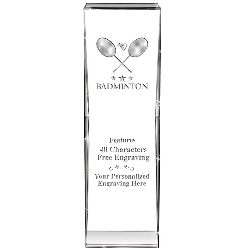 8" IMPACT CRYSTAL AWARD