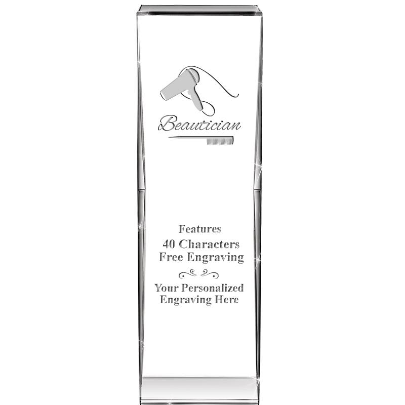 8" IMPACT CRYSTAL AWARD