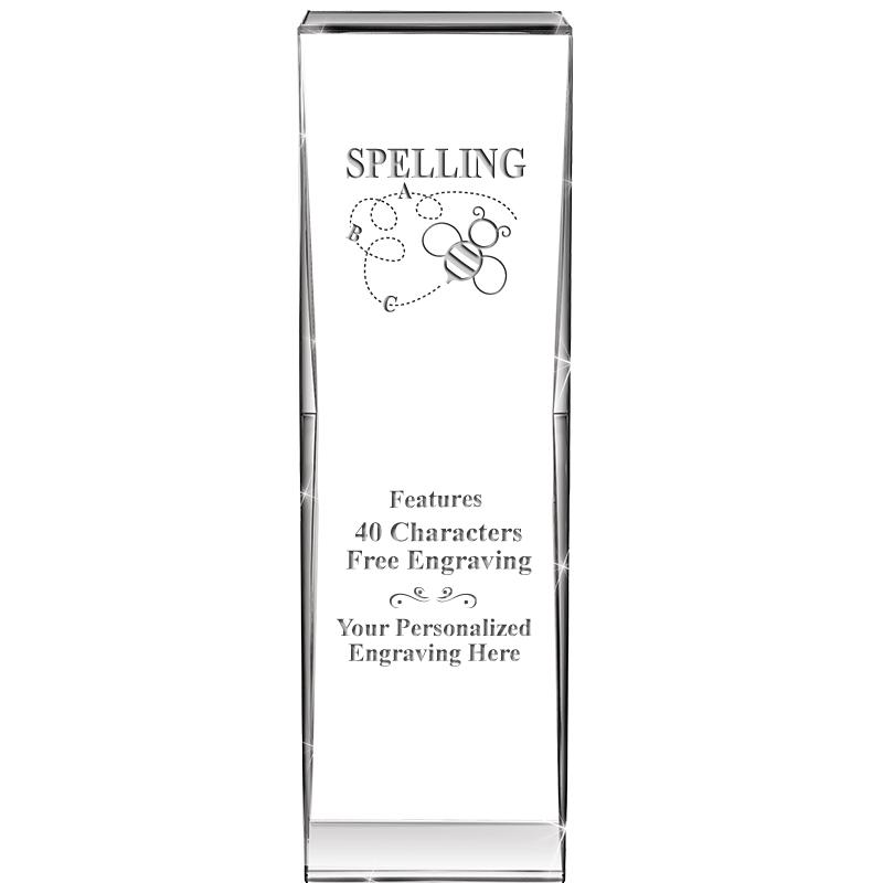 8" IMPACT CRYSTAL AWARD