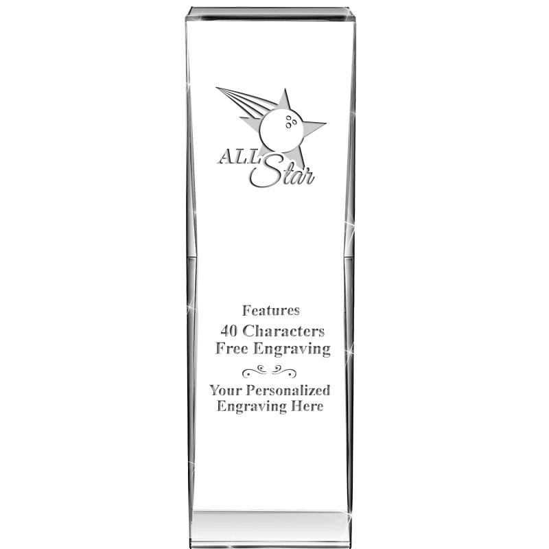8" IMPACT CRYSTAL AWARD