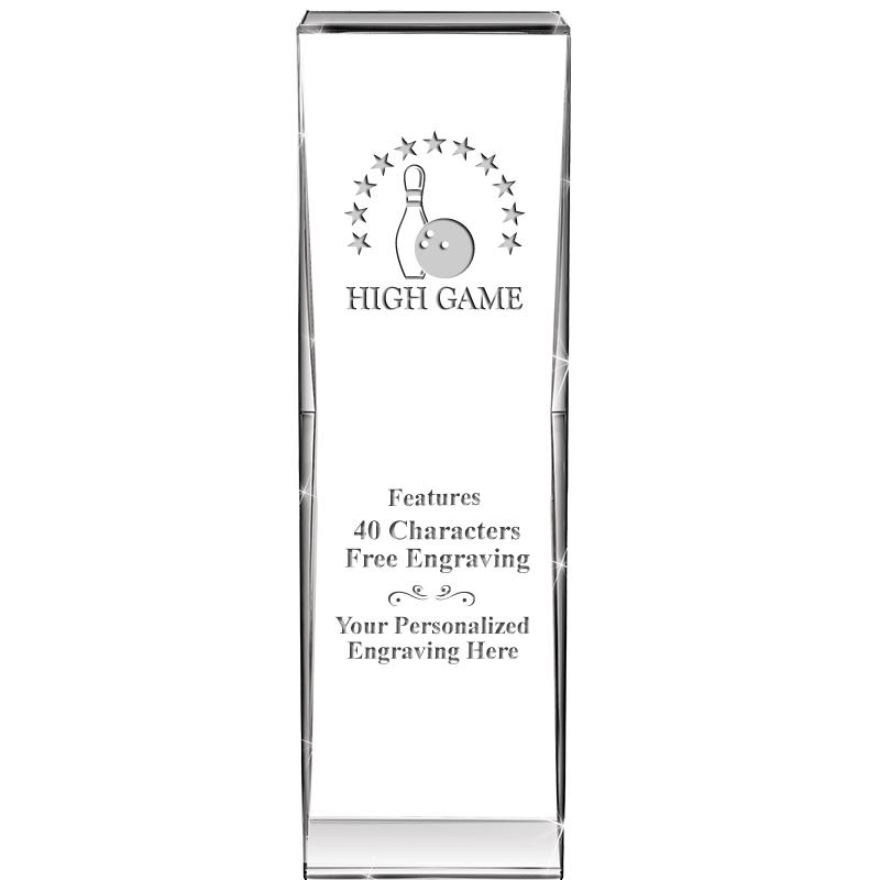 8" IMPACT CRYSTAL AWARD