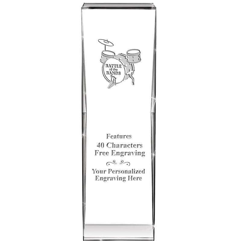 8" IMPACT CRYSTAL AWARD