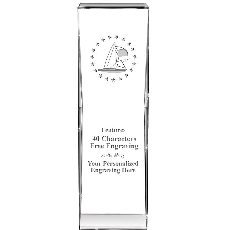 8" IMPACT CRYSTAL AWARD