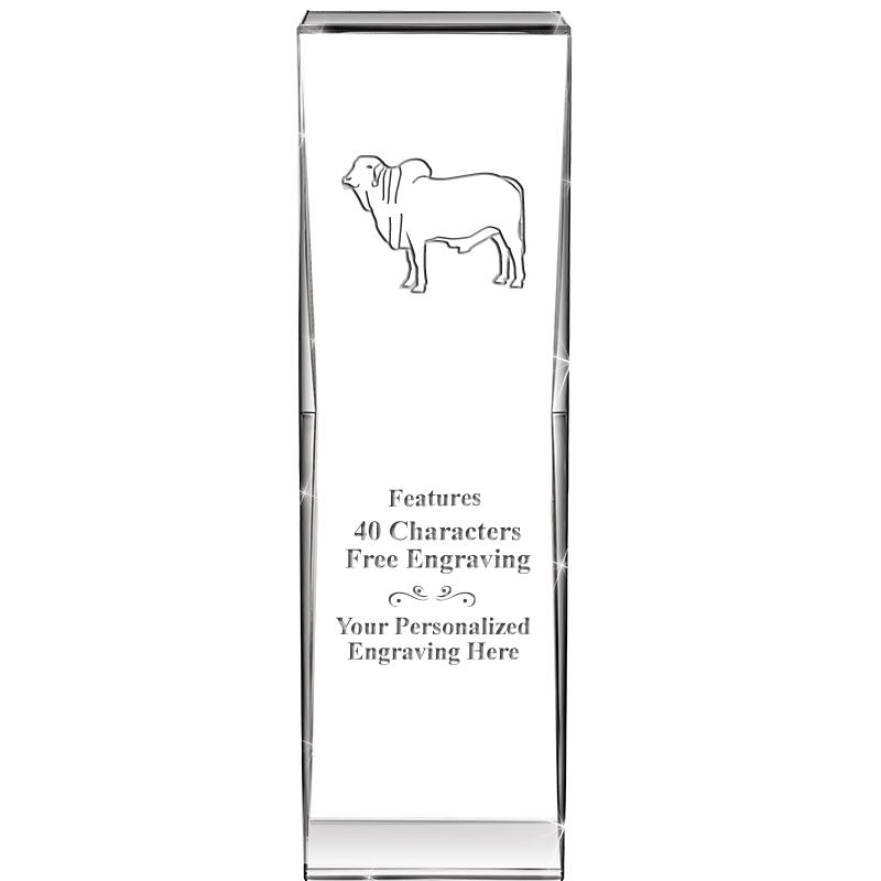 8" IMPACT CRYSTAL AWARD