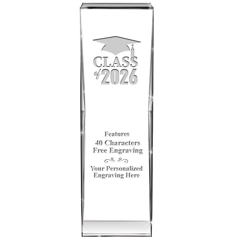 8" IMPACT CRYSTAL AWARD