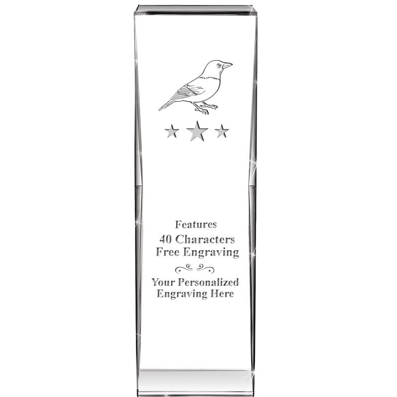8" IMPACT CRYSTAL AWARD