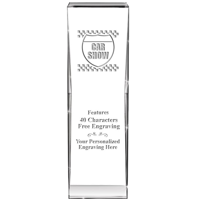 8" IMPACT CRYSTAL AWARD