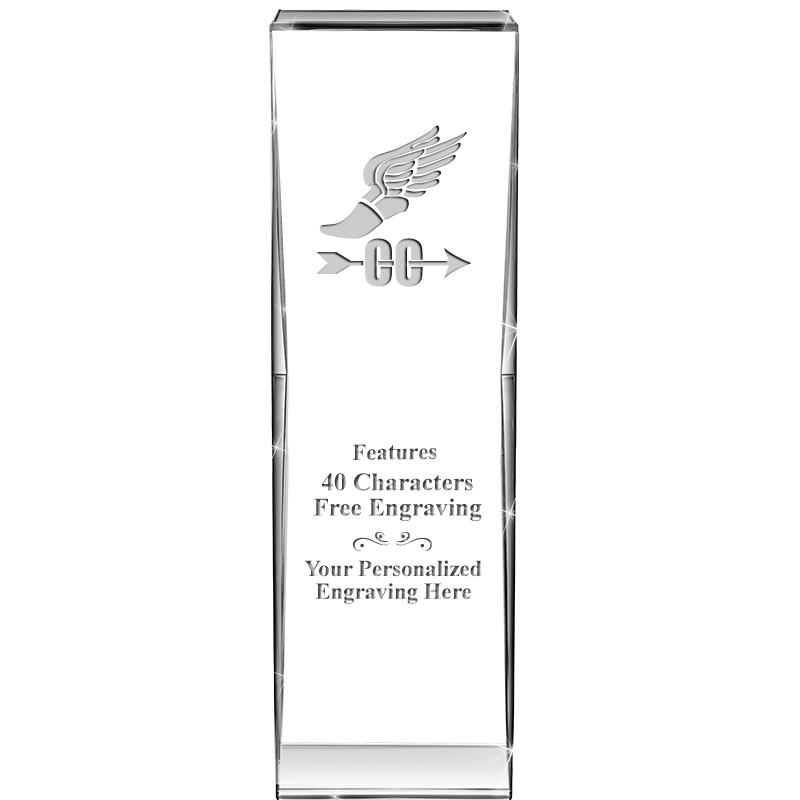 8" IMPACT CRYSTAL AWARD