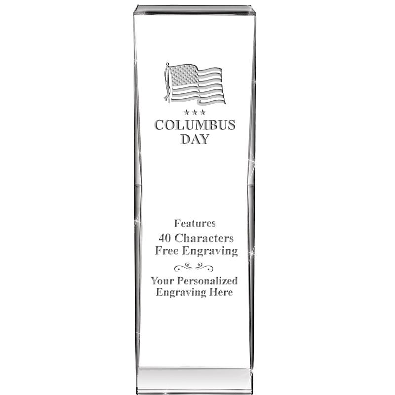 8" IMPACT CRYSTAL AWARD