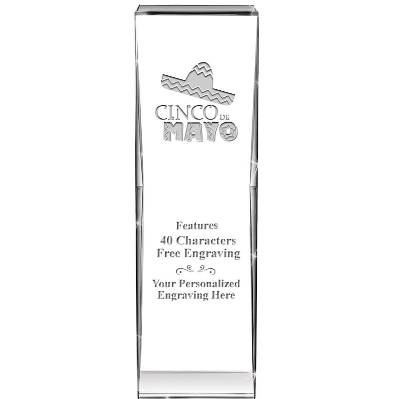 8" IMPACT CRYSTAL AWARD