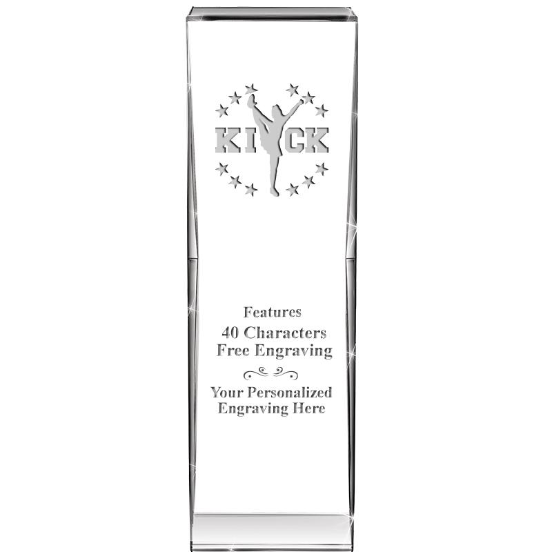 8" IMPACT CRYSTAL AWARD