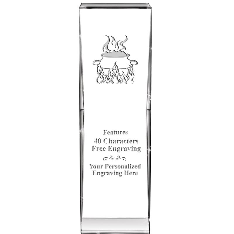 8" IMPACT CRYSTAL AWARD