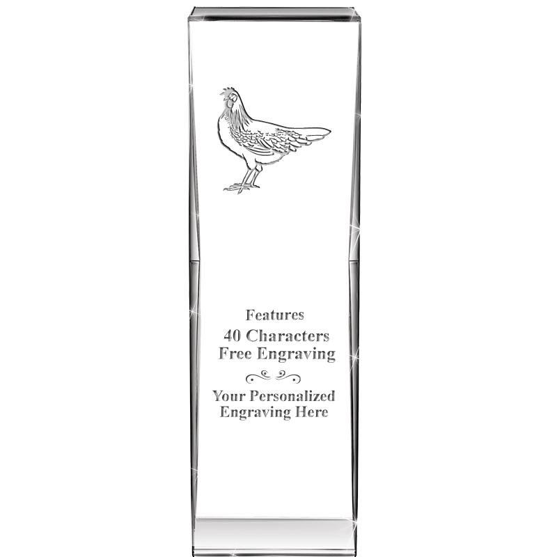 8" IMPACT CRYSTAL AWARD