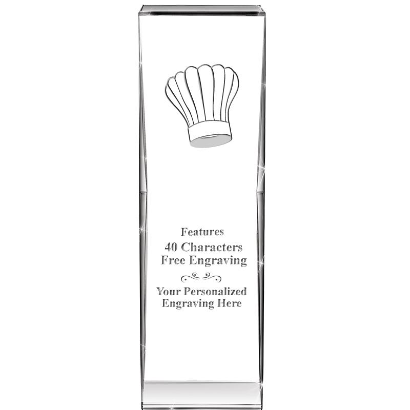 8" IMPACT CRYSTAL AWARD