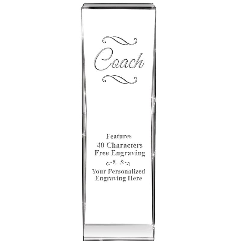 8" IMPACT CRYSTAL AWARD