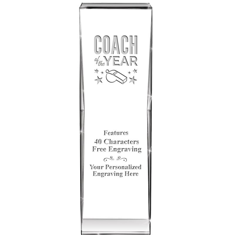8" IMPACT CRYSTAL AWARD