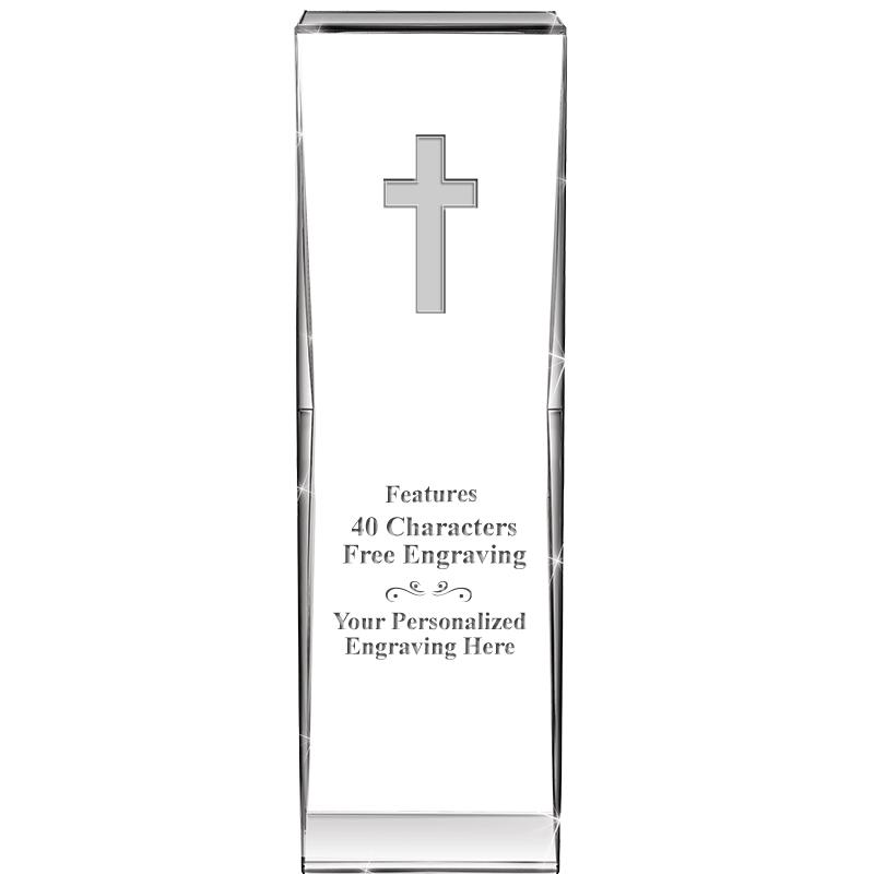 8" IMPACT CRYSTAL AWARD