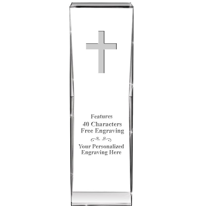 8" IMPACT CRYSTAL AWARD