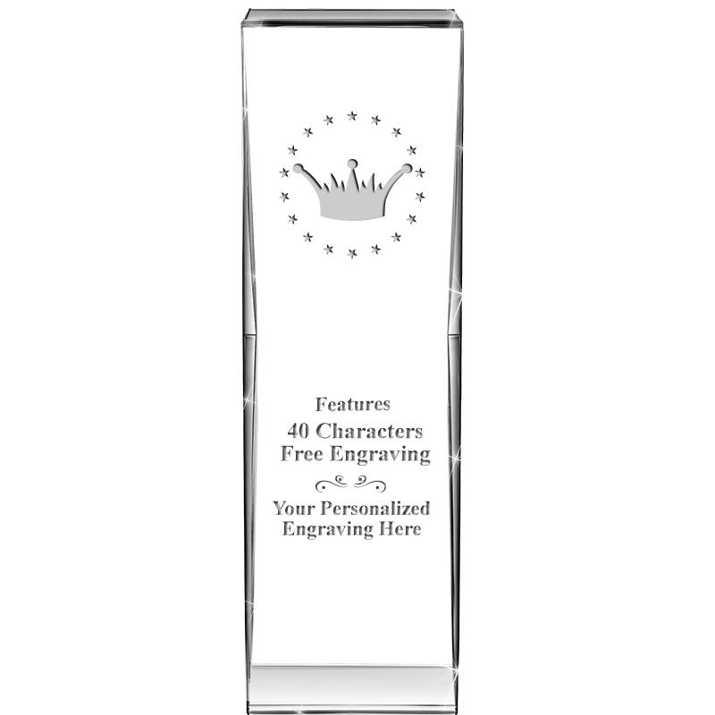 8" IMPACT CRYSTAL AWARD