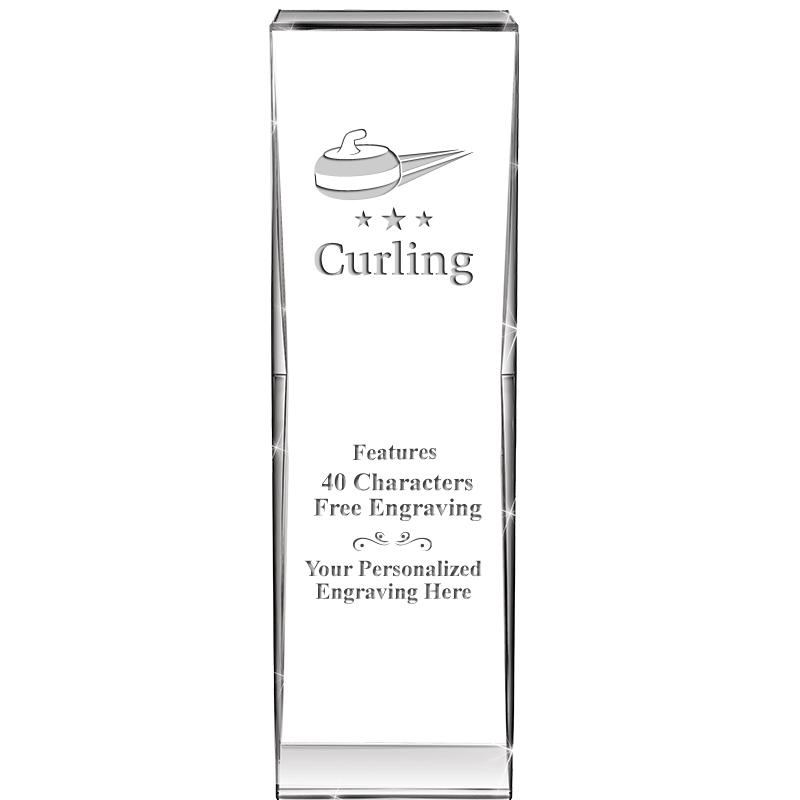 8" IMPACT CRYSTAL AWARD