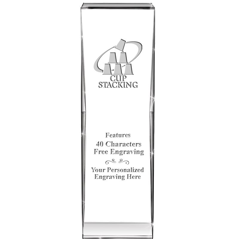 8" IMPACT CRYSTAL AWARD