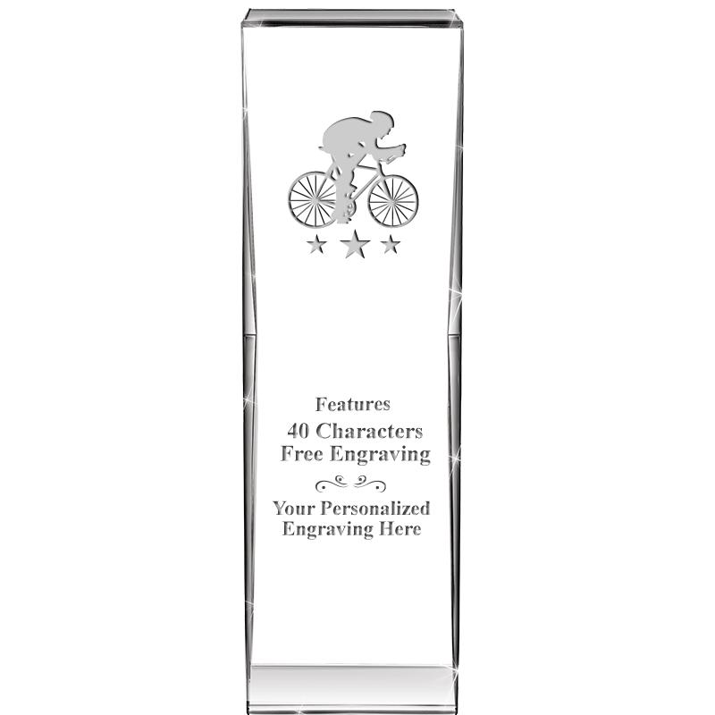 8" IMPACT CRYSTAL AWARD