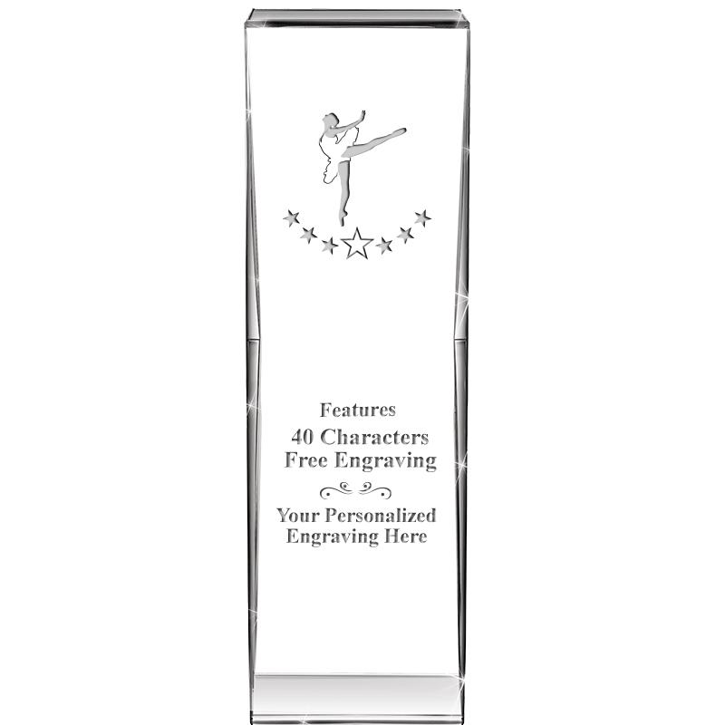 8" IMPACT CRYSTAL AWARD