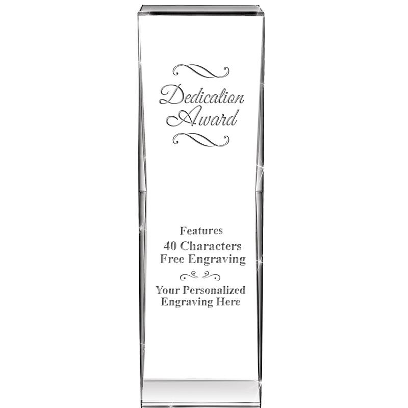 8" IMPACT CRYSTAL AWARD